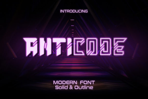 Anticode: A Bold Display Font That Makes Handmade Products Shine
