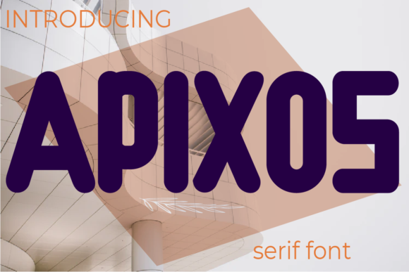 Apixos: A Bold Display Font That Cuts Through the Feed