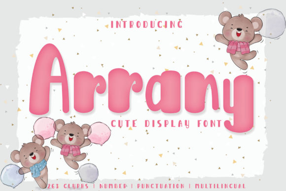 Arrany: A Sweet, Playful Display Font for Editorial Charm