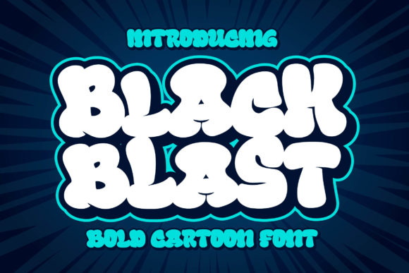 Black Blast: A Display Font That Feels Like Playtime on the Page