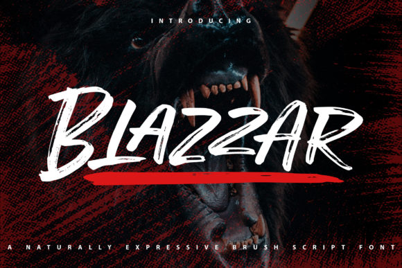 Blazzar: A Brushed Graffiti Display Font That Stays Honest