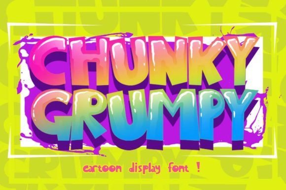 Chunky Grumpy: A Display Font That Makes Your Brand Instantly Memorable