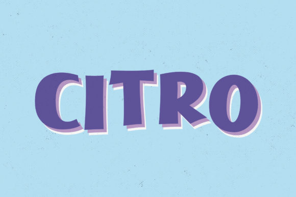 Citro: The Display Font That Makes Your Headlines Stick