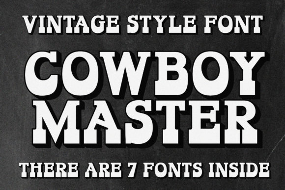 Cowboy Master: A Bold Display Font That Elevates Real Business Branding