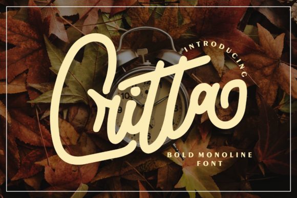 Critta: A Vintage Display Font That Earns Its Place