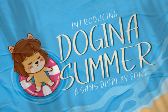 Dogina Summer: A Friendly Display Font for Digital Brands