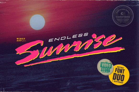 Endless Sunrise: A Display Font for Editorial Clarity and Warmth