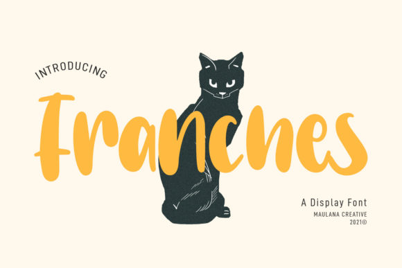 Franches: A Display Font That Delivers Joy in Every Headline