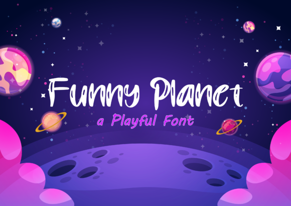 Funny Planet: A Playful Display Font for Scroll-Stopping Campaigns