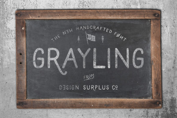 Grayling: A Friendly Display Font for Handmade Labels & Printables