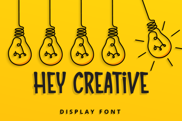 Hey Creative: A Playful Display Font That Builds Trust