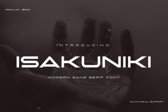 Isakuniki: A Sharp, Simple Display Font That Just Works