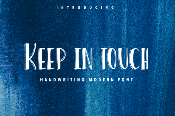 Keep in Touch: A Display Font That Feels Like a Gentle Invitation