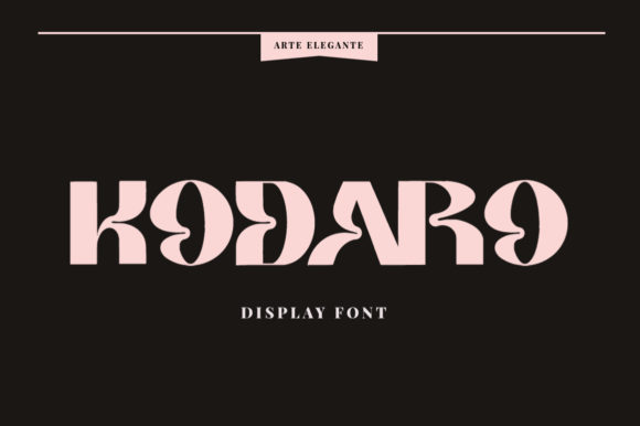 Kodaro: A Bold, Whimsical Display Font That Commands Attention