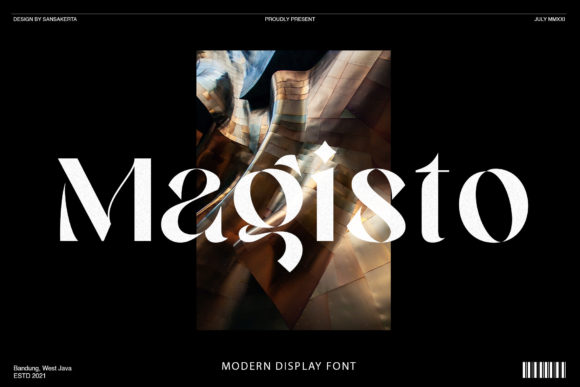 Magisto: A Confident Display Font for Modern Brand Identity