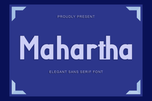 Mahartha: A Playful Display Font for Digital Branding