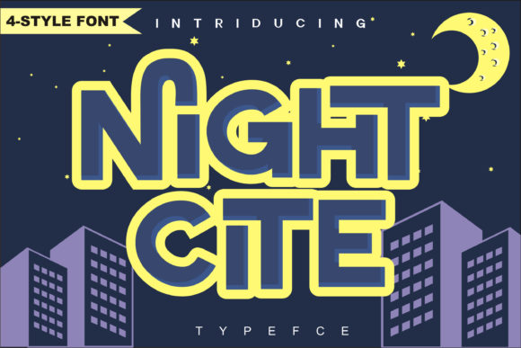 Night Cite: A Bold Display Font for Digital Impact