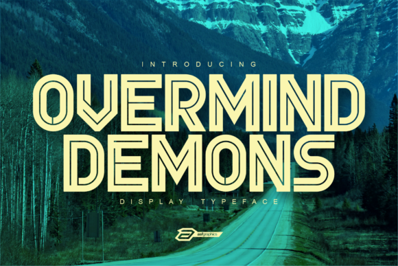 Overmind Demons: A Display Font That Gives Your Brand Instant Energy