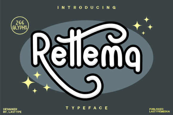 Rettema: A Joyful Display Font for Digital Branding