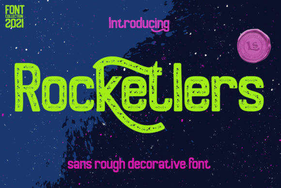 Rocketlers: A Display Font with Editorial Grit and Grace