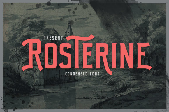 Rosterine: A Vintage Display Font That Elevates Web Headlines