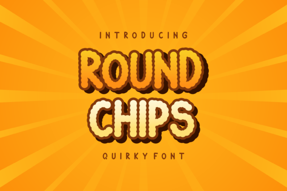Round Chips: A Playful Display Font for Digital Branding
