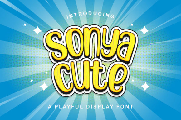 Sonya Cute: A Playful Display Font for Editorial Charm