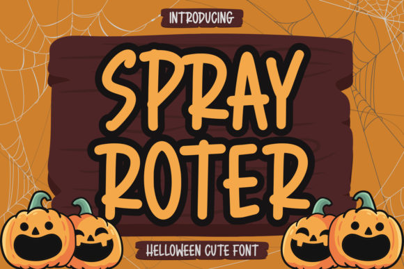 Spray Roter: A Spooky Display Font for Editorial Impact