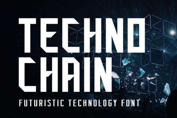 Techno Chain: A Display Font That Anchors Editorial Mood
