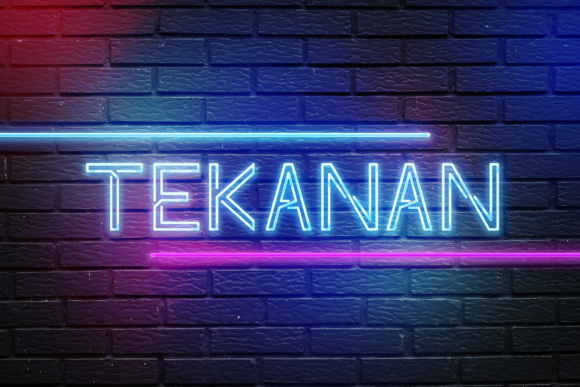 Tekanan: A Modern Display Font That Elevates Digital Branding