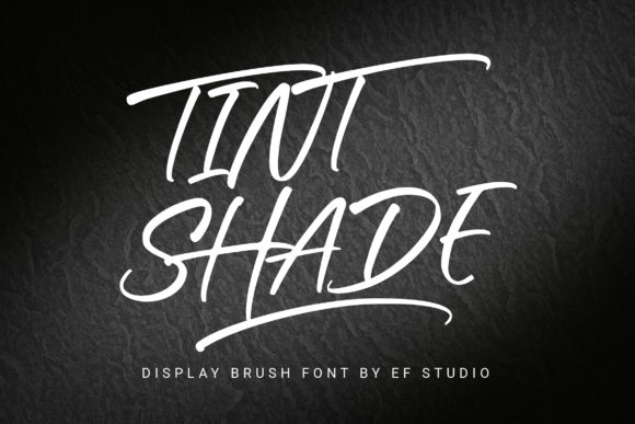 Tint Shade: A Cool, Urban Display Font for Handmade Creators